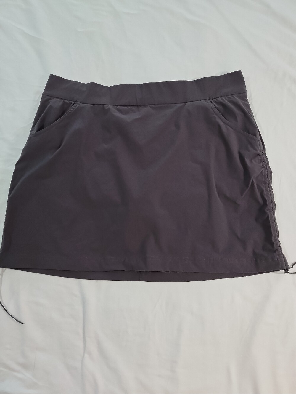 Columbia Gray Pull On Skort, Size XL
